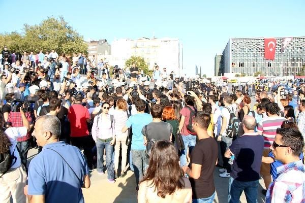 Taksim yine karıştı!