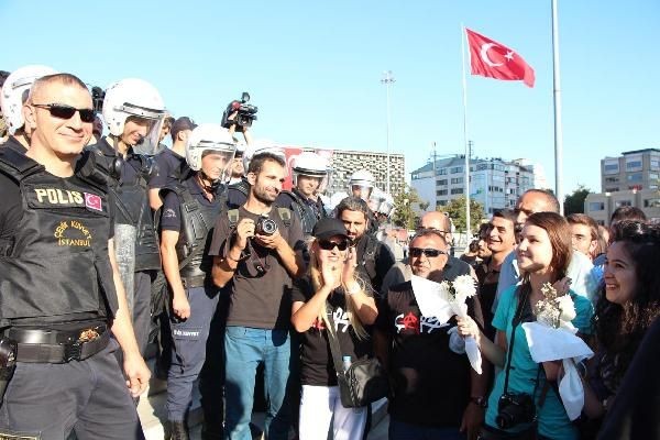 Taksim yine karıştı!