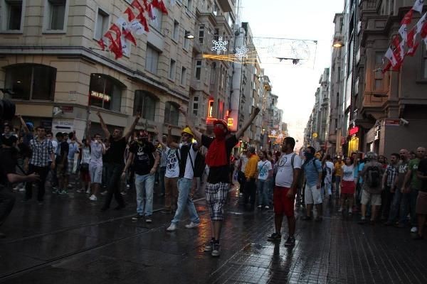 Taksim yine karıştı!