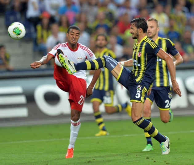 Salzburg-Fenerbahçe maçından kareler