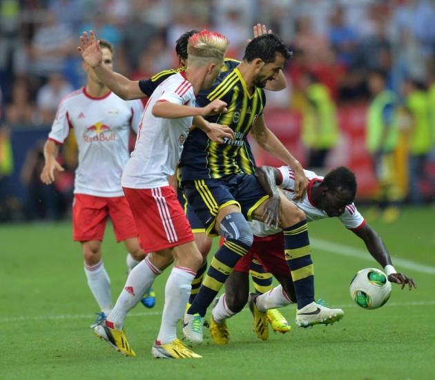 Salzburg-Fenerbahçe maçından kareler