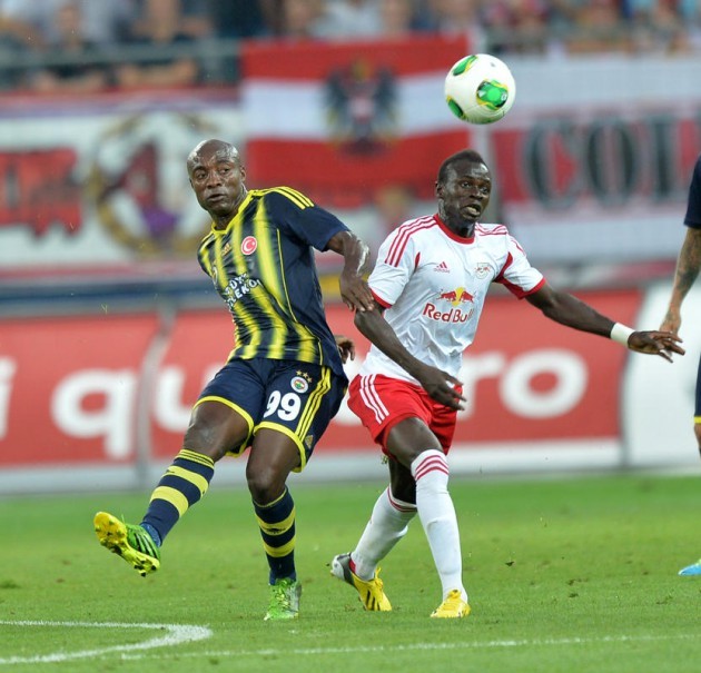 Salzburg-Fenerbahçe maçından kareler