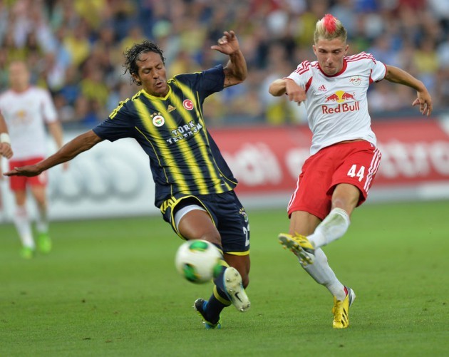 Salzburg-Fenerbahçe maçından kareler