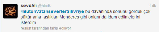 Ergenekon kararlarına ilk yorum twitter'dan