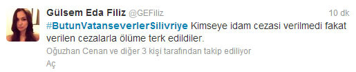 Ergenekon kararlarına ilk yorum twitter'dan