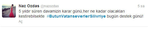 Ergenekon kararlarına ilk yorum twitter'dan