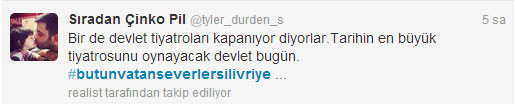 Ergenekon kararlarına ilk yorum twitter'dan