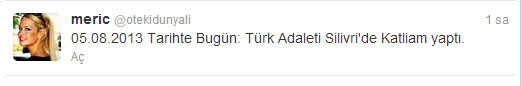 Ergenekon kararlarına ilk yorum twitter'dan