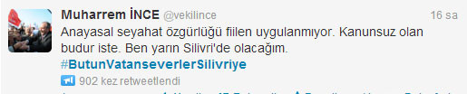 Ergenekon kararlarına ilk yorum twitter'dan