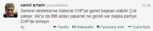 Ergenekon kararlarına ilk yorum twitter'dan