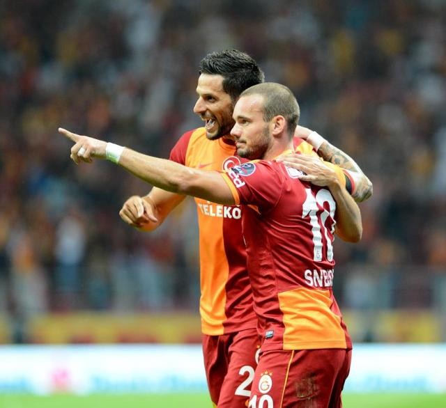 Galatasaray - Gaziantepspor maçından kareler