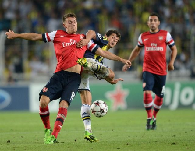 Fenerbahçe - Arsenal maçından kareler