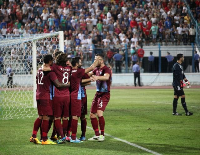 Kukesi - Trabzonspor maçından kareler