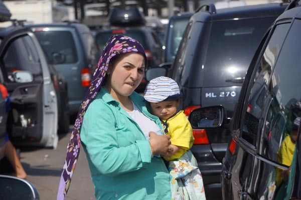 Araç kuyruğu şehir merkezine ulaştı!