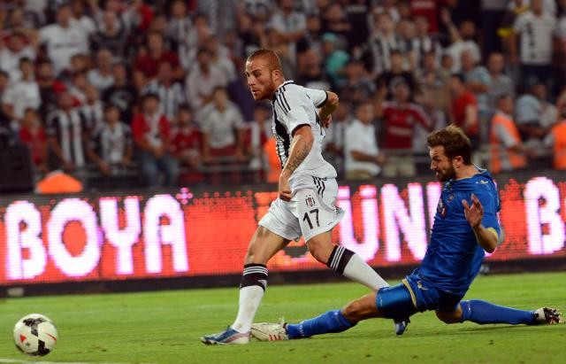 Beşiktaş-Tromsö maçından kareler