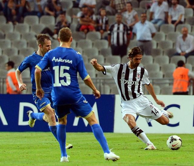 Beşiktaş-Tromsö maçından kareler