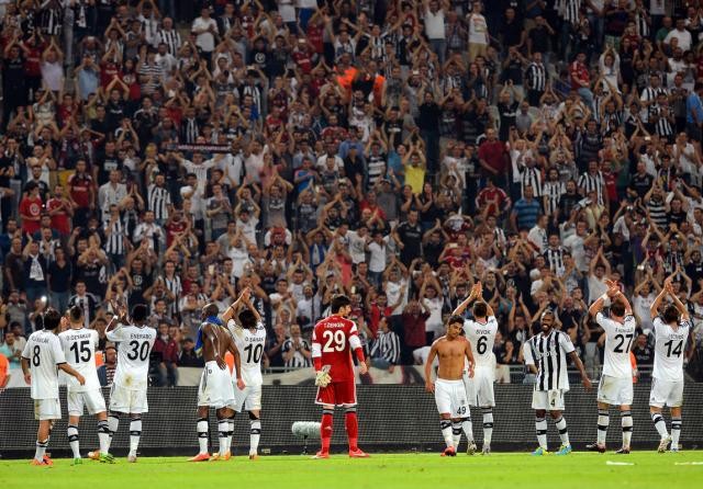 Beşiktaş-Tromsö maçından kareler