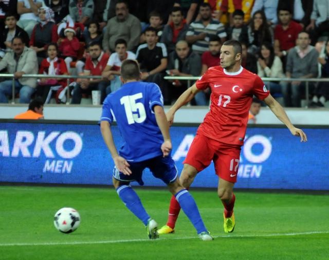 Türkiye-Andorra maçından kareler