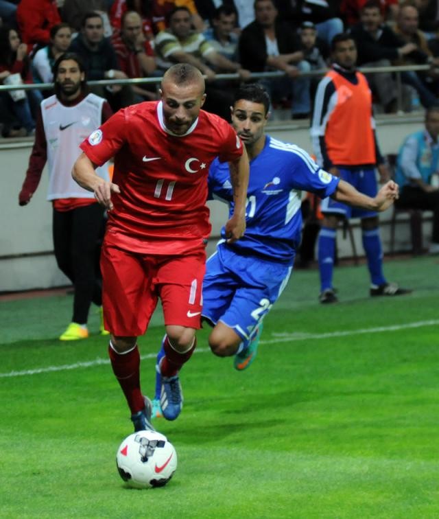 Türkiye-Andorra maçından kareler