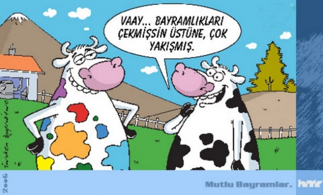 Kurban Bayramı karikatürleri kırdı geçirdi!