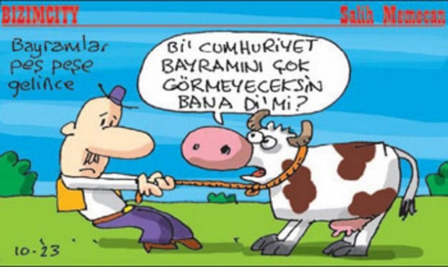 Kurban Bayramı karikatürleri kırdı geçirdi!