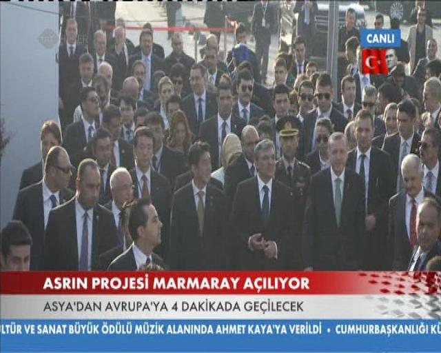 Marmaray hizmete açıldı