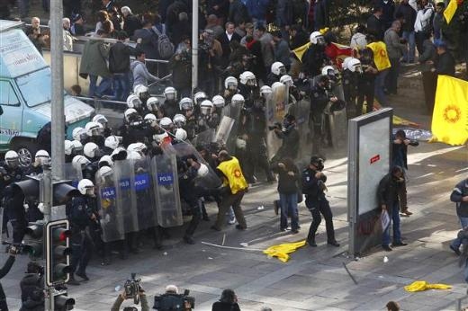 Ankara Kızılay'da olaylar çıktı