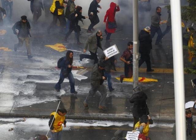 Ankara Kızılay'da olaylar çıktı