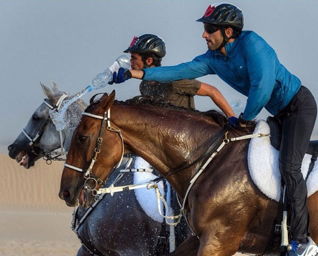 Dubai Prensi'nin çılgın fotoğrafları