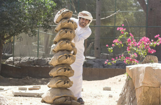 Dubai Prensi'nin çılgın fotoğrafları