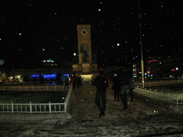 İstanbul'dan kar manzaraları