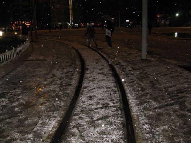 İstanbul'dan kar manzaraları