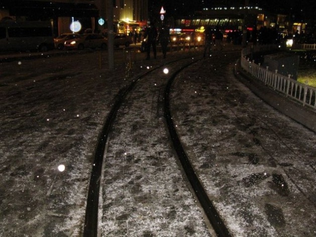 İstanbul'dan kar manzaraları