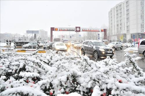 İstanbul'dan kar manzaraları