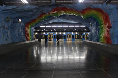 Sanat galerisi gibi metro