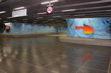 Sanat galerisi gibi metro