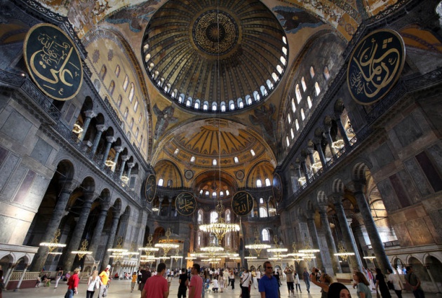 Ayasofya'dan büyüleyici fotoğraflar