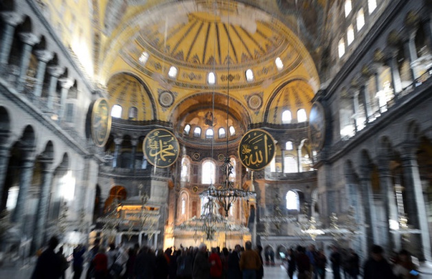 Ayasofya'dan büyüleyici fotoğraflar