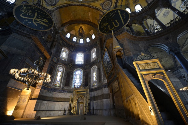 Ayasofya'dan büyüleyici fotoğraflar