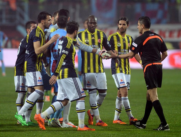 Olaylı Trabzonspor - Fenerbahçe maçı