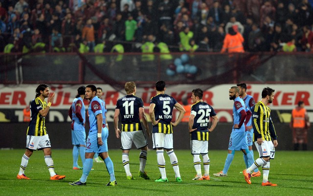 Olaylı Trabzonspor - Fenerbahçe maçı