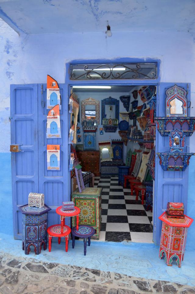 Mavi Şehir Chefchaouen'e bakın!