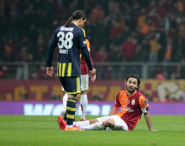 Galatasaray - Fenerbahçe derbi görüntüleri