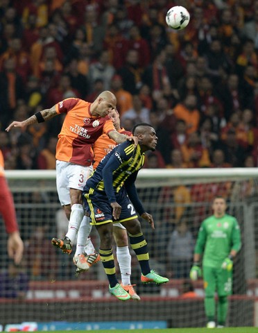 Galatasaray - Fenerbahçe derbi görüntüleri