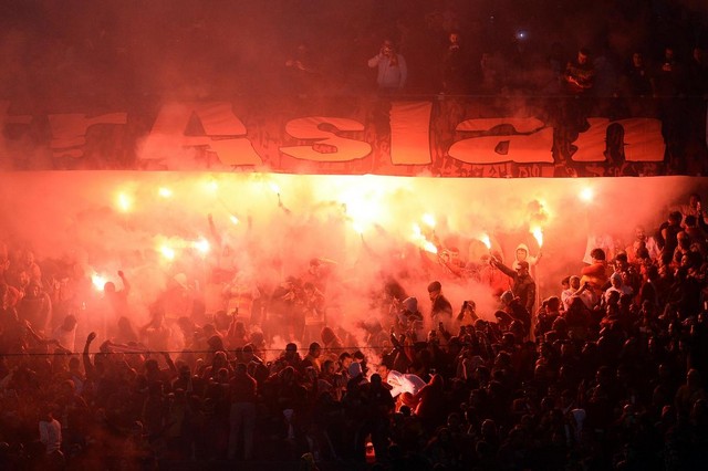 Galatasaray - Fenerbahçe derbi görüntüleri