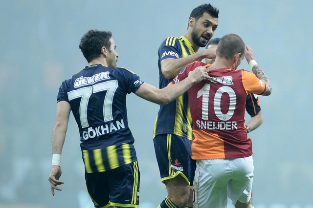 Galatasaray - Fenerbahçe derbi görüntüleri