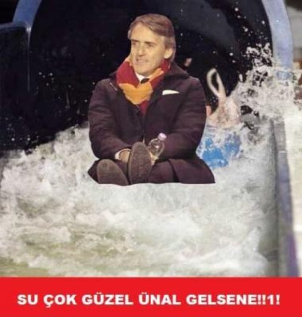 Mancini caps'leri sosyal medyayı salladı