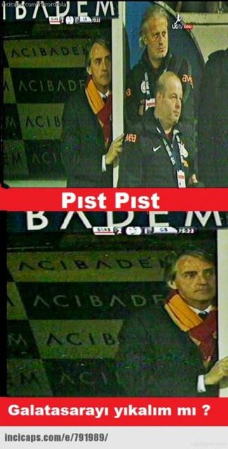 Mancini caps'leri sosyal medyayı salladı