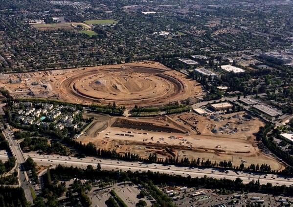 Apple'ın yeni kampüsünden fotoğraflar