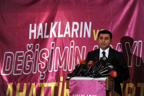 Selahattin Demirtaş yerini böyle göstermişti